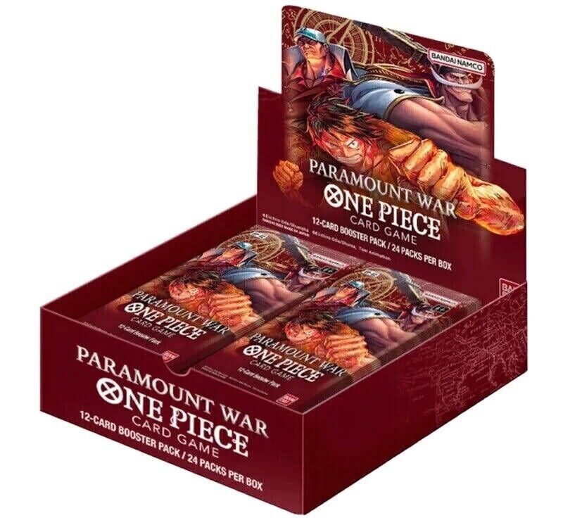 One Piece Card Game Paramount War OP-02 Booster Box (Sealed) (Brown/red Bottom)