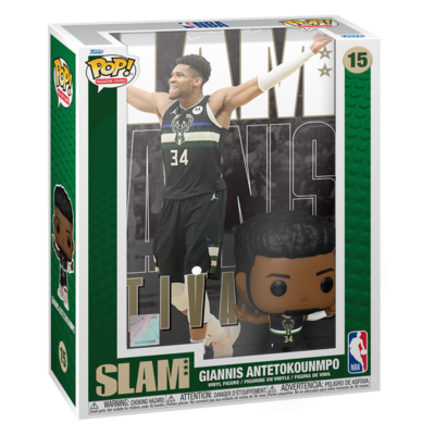NBA Basketball - Giannis Antetokounmpo SLAM Pop! Magazine Cover Vinyl Figure