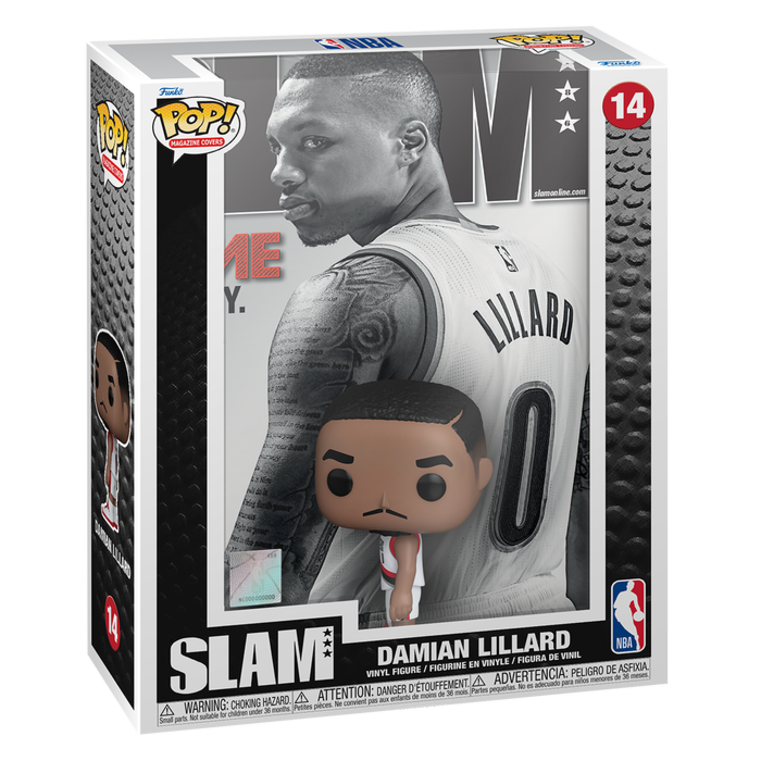 NBA Basketball - Damian Lillard SLAM Pop! Magazine Cover Vinyl Figure