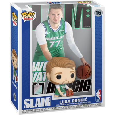 NBA Basketball - Luka Doncic SLAM Pop! Magazine Cover Vinyl Figure - alternate product image 2
