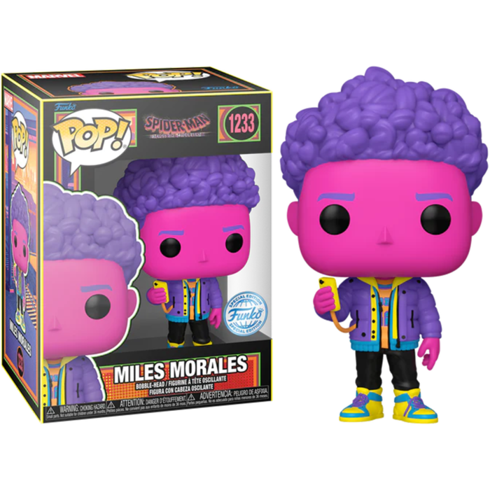 Spider-Man: Across the Spider-Verse - Miles Morales Blacklight Pop! Vinyl Figure