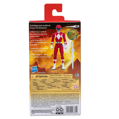 Mighty Morphin Power Rangers - Red Ranger Retro VHS 6” Scale Action Figure - alternate product image 2