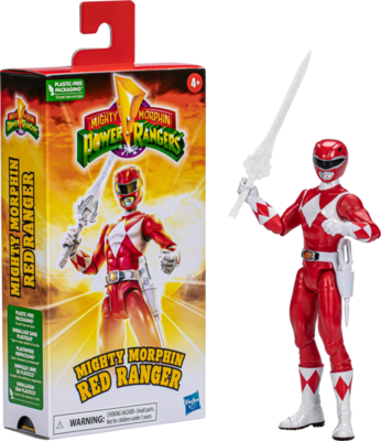 Mighty Morphin Power Rangers - Red Ranger Retro VHS 6” Scale Action Figure