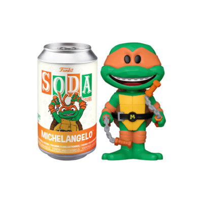 Teenage Mutant Ninja Turtles: Mutant Mayhem - Michelangelo Vinyl SODA Figure in Collector Can