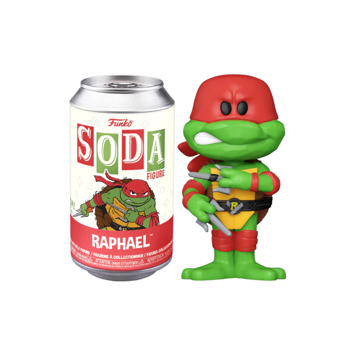 Teenage Mutant Ninja Turtles: Mutant Mayhem - Raphael Vinyl SODA Figure in Collector Can