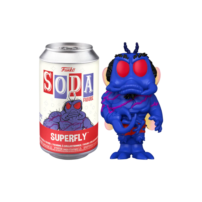 Pre-Order: Teenage Mutant Ninja Turtles: Mutant Mayhem - Superfly Vinyl SODA Figure in Collector Can
