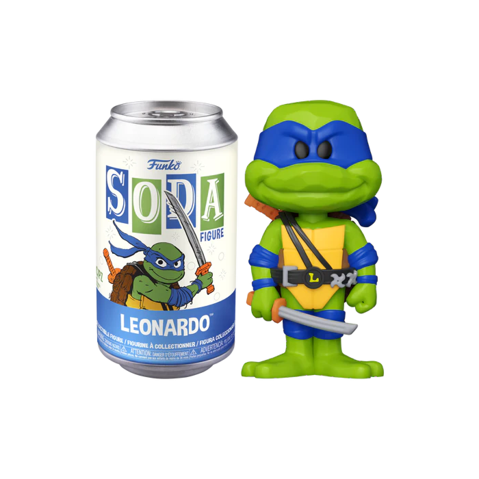 Teenage Mutant Ninja Turtles: Mutant Mayhem - Leonardo Vinyl SODA Figure in Collector Can