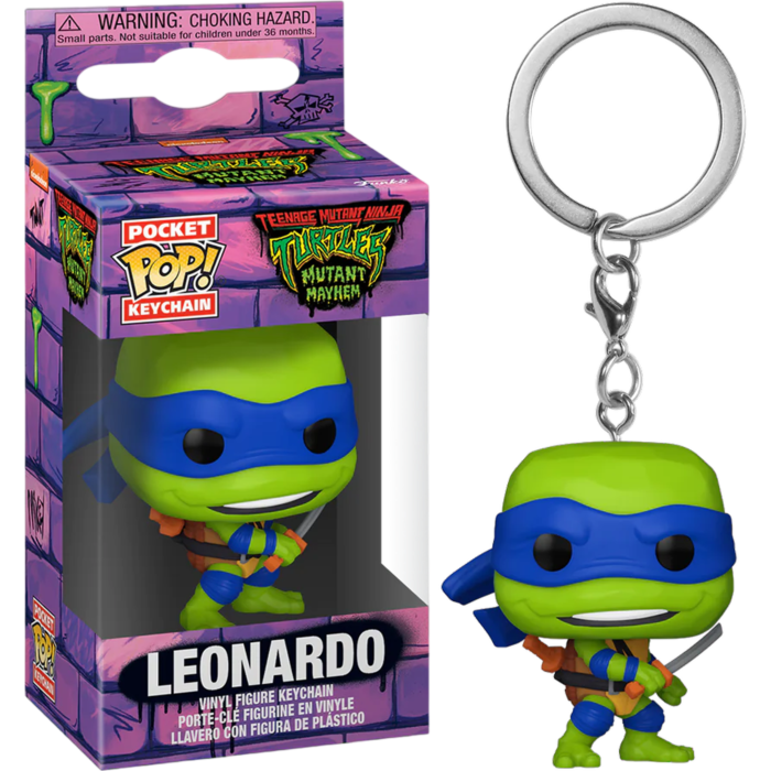 Teenage Mutant Ninja Turtles: Mutant Mayhem - Leonardo Pop! Keychain