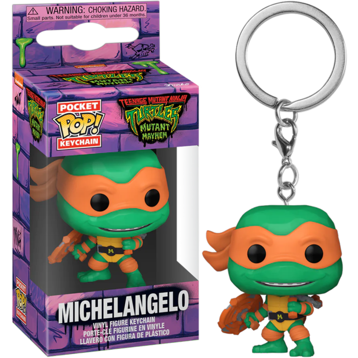 Teenage Mutant Ninja Turtles: Mutant Mayhem - Michelangelo Pop! Keychain