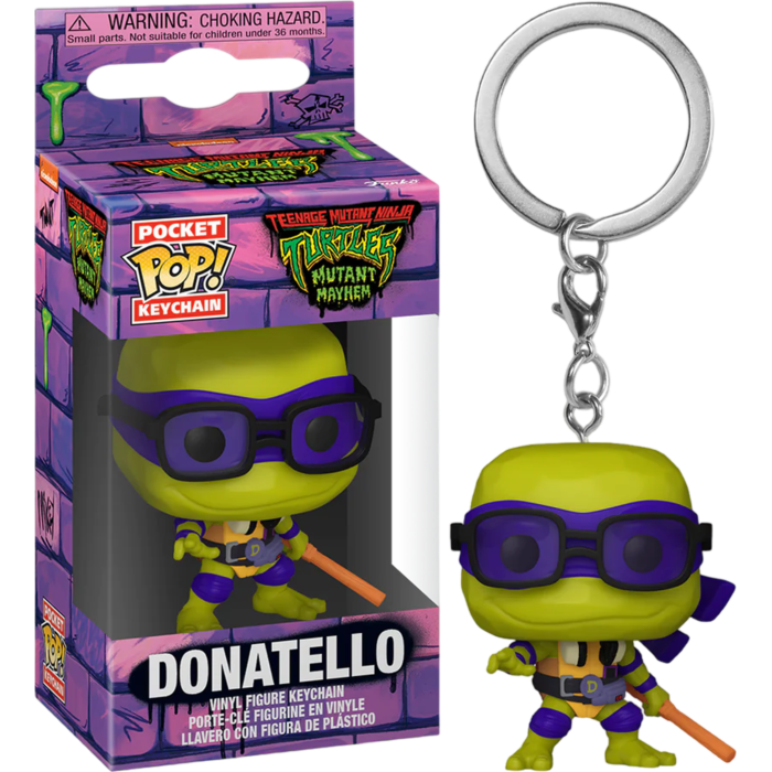 Teenage Mutant Ninja Turtles: Mutant Mayhem - Donatello Pop! Keychain
