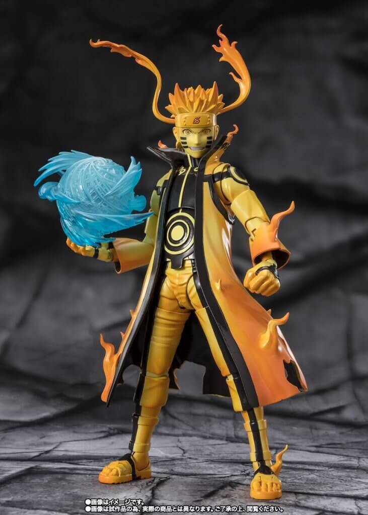 S.H.FIGUARTS Naruto Uzumaki [Kurama Link Mode] -Courageous Strength That Binds Figure