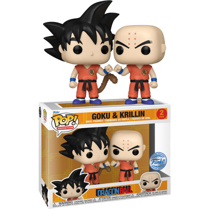 Dragonball  - Goku and Krillin Pop! Vinyl 2-Pack Figure