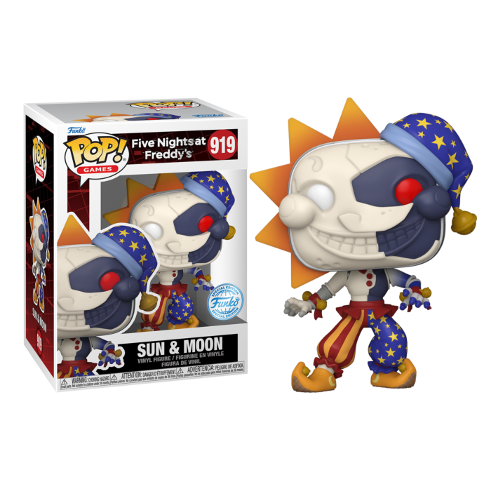 Five Nights at Freddy&#39;s: Security Breach - Sun &amp; Moon Pop! Vinyl Figure