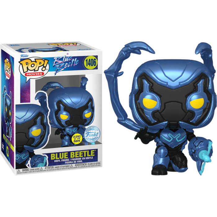 Blue Beetle (2023) - Blue Beetle Glow-in-the-Dark Pop! Vinyl Figure