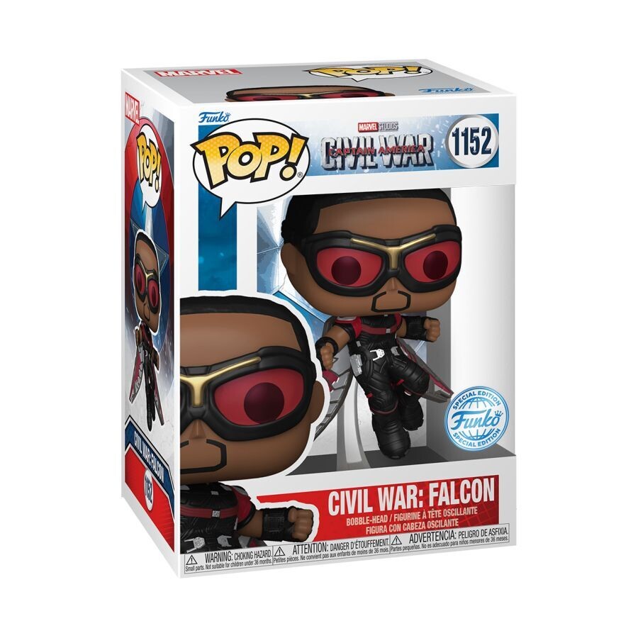 Captain America: Civil War - Falcon Build-A-Scene Pop! Vinyl Figure
