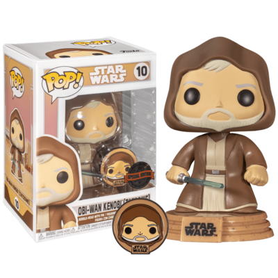Star Wars: Across The Galaxy – Obi-Wan Kenobi Tatooine Pop! Vinyl Figure with with Enamel Pin