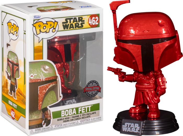 Star Wars: The Book of Boba Fett - Boba Fett Red Chrome Pop! Vinyl Figure
