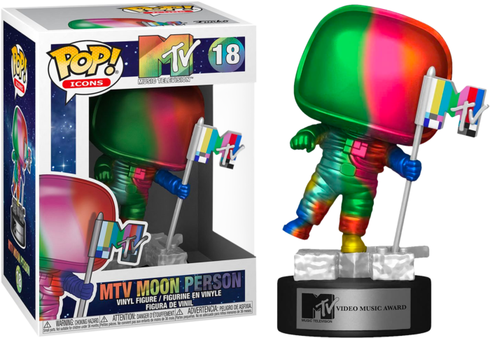 MTV - Moon Person Rainbow Metallic Pop! Vinyl Figure