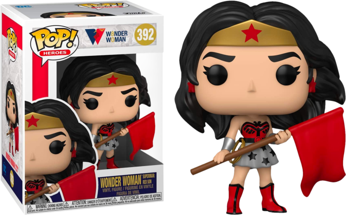 Wonder Woman - Wonder Woman Red Son 80th Anniversary Pop! Vinyl Figure