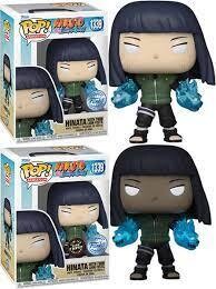 Naruto - Hinata with Twin Lion Fists Chase Pop! Vinyl Figure Bundle of 2
