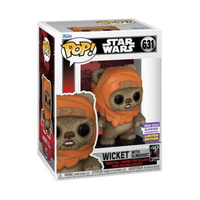 Star Wars - Wicket w/Slingshot Pop! Vinyl Figure