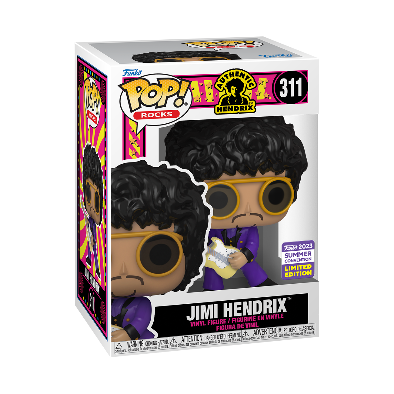 Jimi Hendrix - Purple Jimi Hendrix Pop! Vinyl Figure