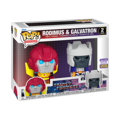 Transformers - Rodimus &amp; Galvatron 2-Pack Pop! Vinyl Figure