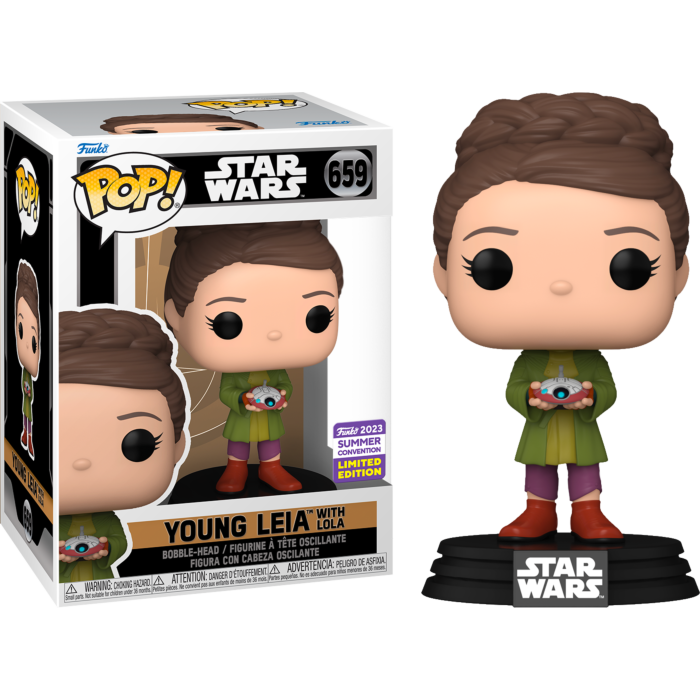 Star Wars: Obi-Wan Kenobi - Young Leia with Lola Pop! Vinyl Figure (2023 Summer Convention Exclusive)