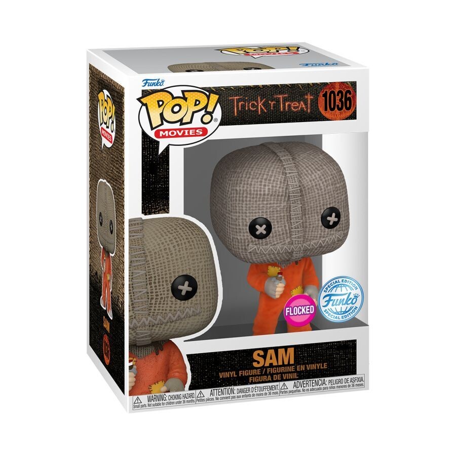 Trick R Treat - Sam with razor Flocked Pop! Vinyl Figure
