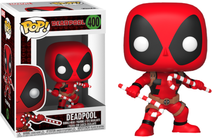 Deadpool - Deadpool with Christmas Candy Canes Pop! Vinyl Figure