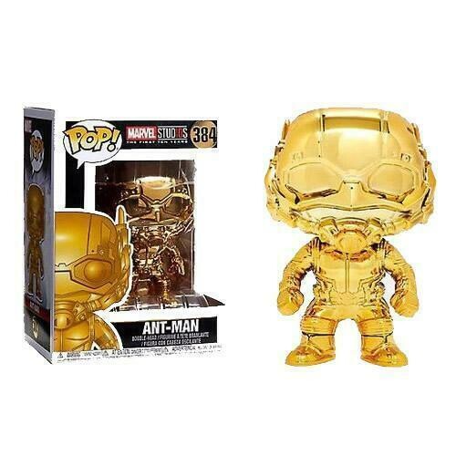Marvel Studios 10th Anniversary- Ant-man Gold Chrome Pop! Vinyl Figure