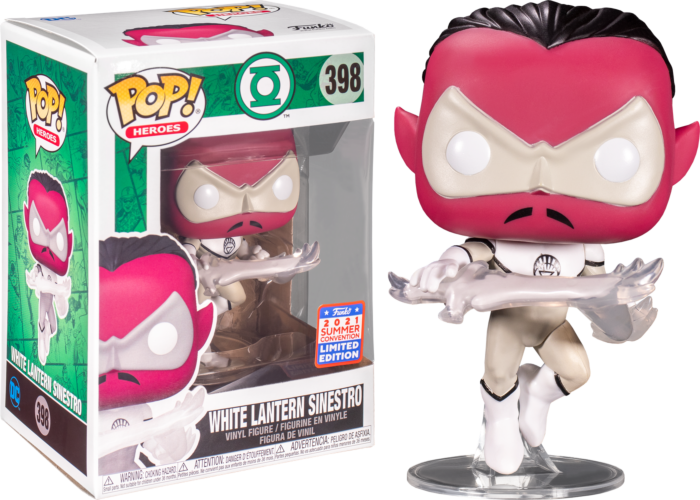 Green Lantern - White Lantern Sinestro Pop! Vinyl Figure (2021 Summer Convention Exclusive)