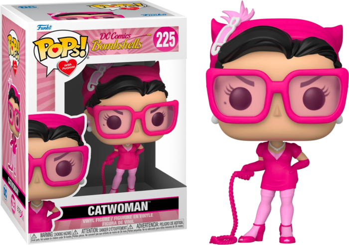 DC Bombshells - Catwoman Breast Cancer Awareness Pop! Vinyl Figure (Pops! with Purpose)