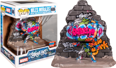 Spider-Man - Miles Morales Graffiti Street Art Collection Deluxe Pop! Vinyl Figure (2020 Fall Convention Exclusive)