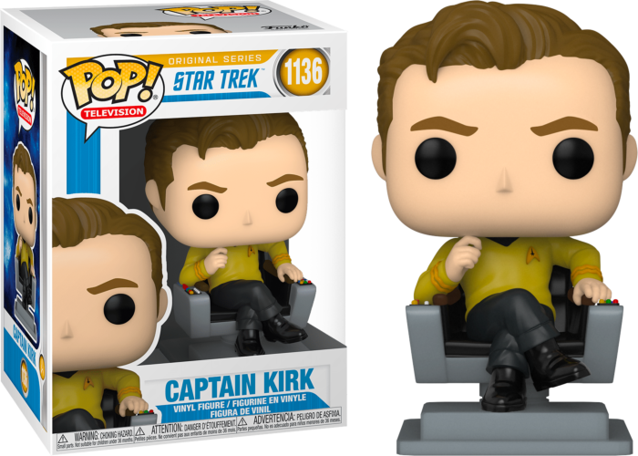 Star Trek: The Original Series - Captain Kirk in Chair Pop! Vinyl Figure