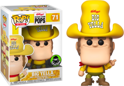 Kellogg's Sugar Corn- Big Yella Pop! Vinyl Figure (Popcultcha Exclusive)