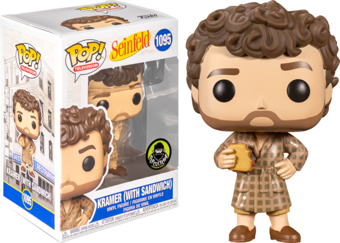 Seinfeld - Kramer with Sandwich Pop! Vinyl Figure (Popcultcha Exclusive)