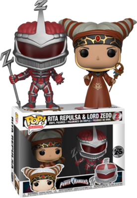 Power Rangers - Rita Repulsa &amp; Lord Zedd Pop! Vinly Figure 2-Pack
