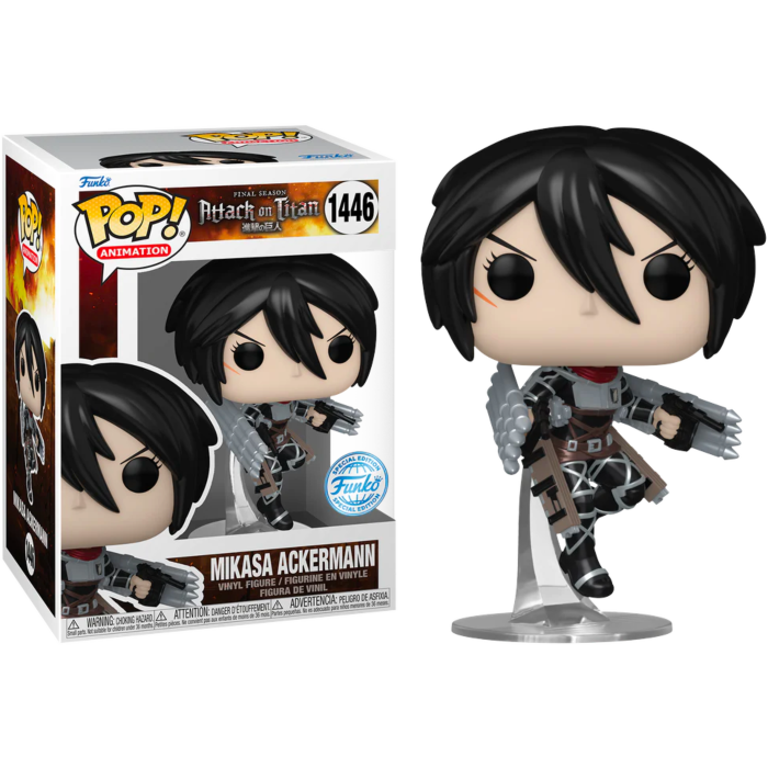 Attack on Titan - Mikasa Ackermann Metallic Pop! Vinyl Figure