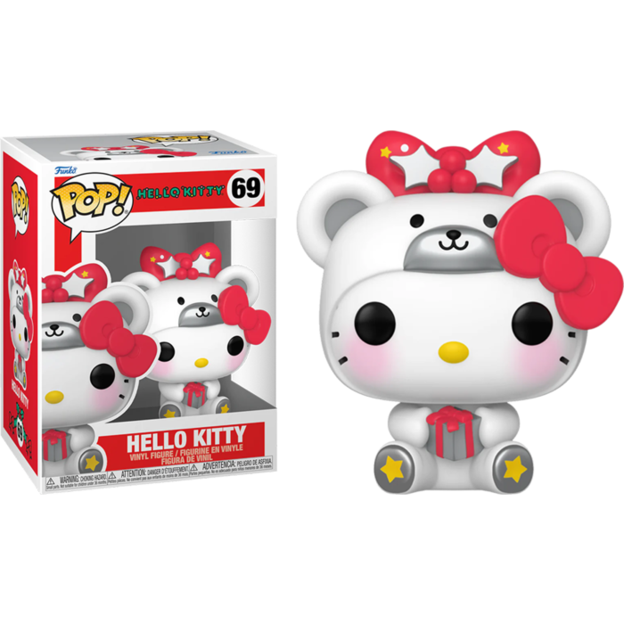Hello Kitty - Hello Kitty as Polar Bear Metallic Pop! Vinyl Figure