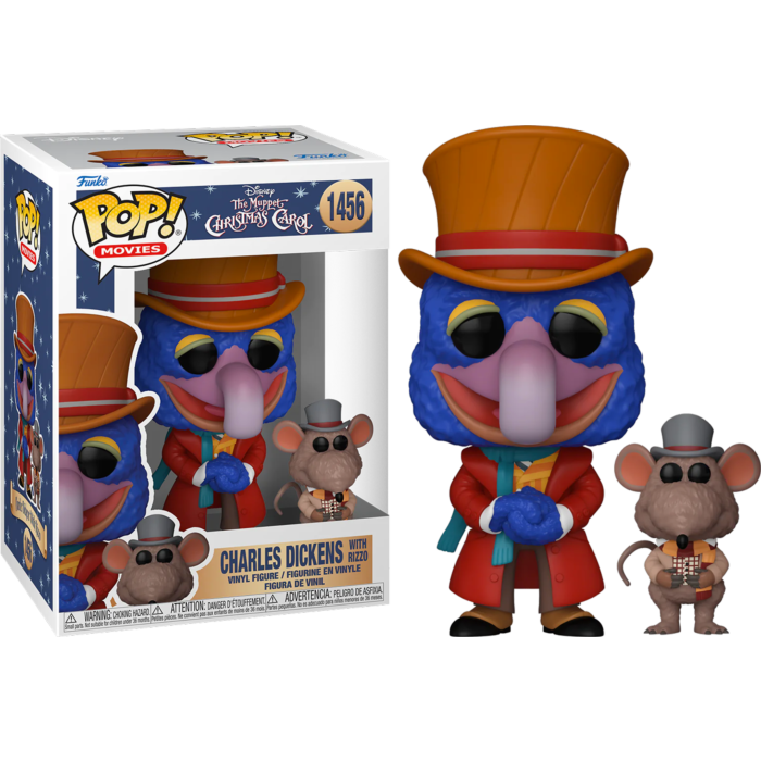 The Muppet Christmas Carol (1992) - Charles Dickens with Rizzo Pop! Vinyl Figure