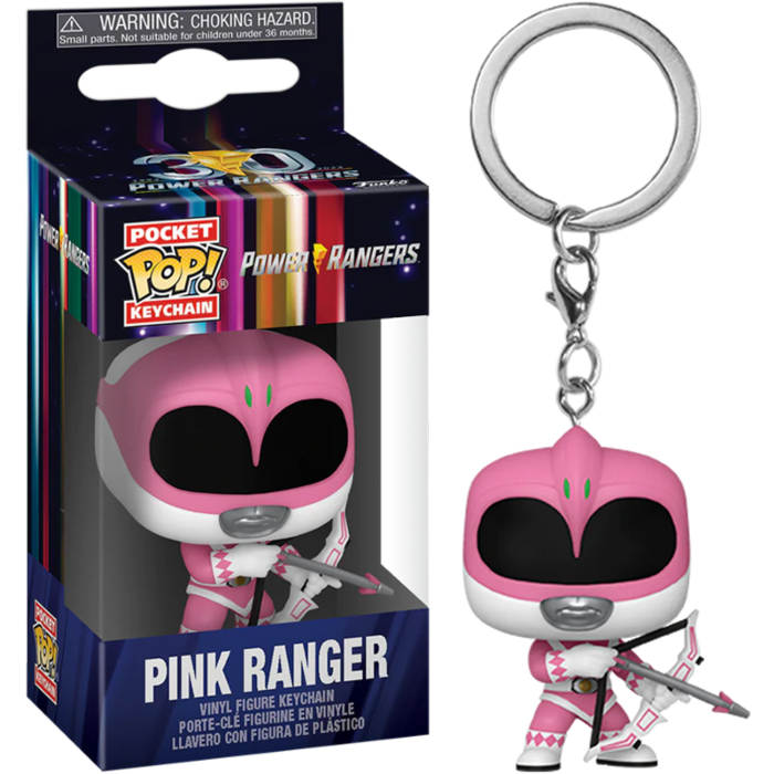 Mighty Morphin Power Rangers - Pink Ranger 30th Anniversary Pocket Pop! Vinyl Keychain
