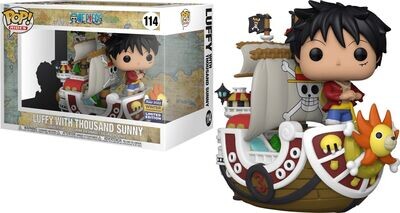 One Piece- Luffy With Thoudsand Sunny Ship Pop! Vinyl Figure (Comic Con Exclusive 2022)