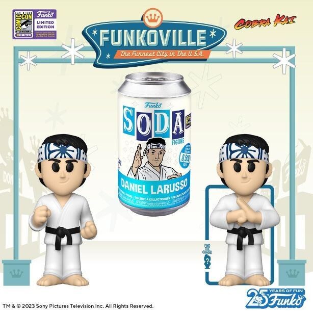 Cobra Kai- Daniel Larusso SODA Pop! Vinyl Figure (SDCC 2023 Exclusive)