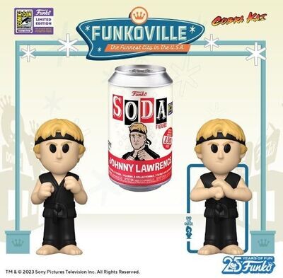 Cobra Kai- Johnny Lawrence SODA Pop! Vinyl Figure (SDCC 2023 Exclusive)