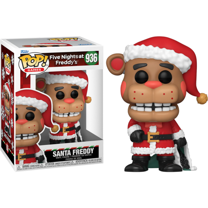 Five Nights at Freddy&#39;s - Holiday Santa Freddy Pop! Vinyl Figure