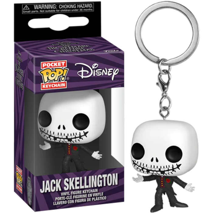 The Nightmare Before Christmas 30th Anniversary - Formal Jack Skellington Pocket Pop! Keychain Figure