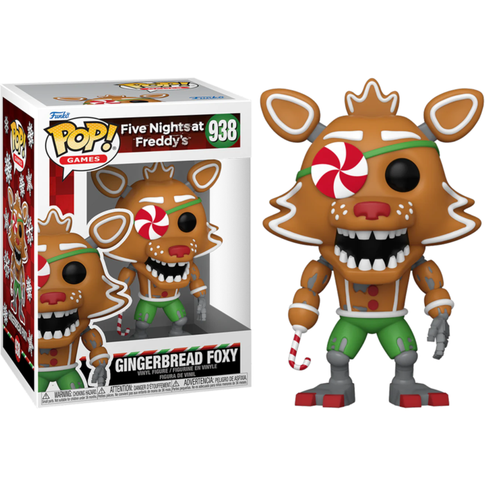 Five Nights at Freddy&#39;s - Holiday Gingerbread Foxy Pop! Vinyl Figure