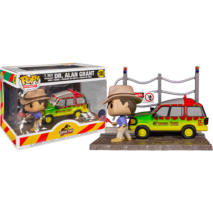 Jurassic Park - T-Rex Breakout: Dr. Alan Grant Pop! Moment Vinyl Figure