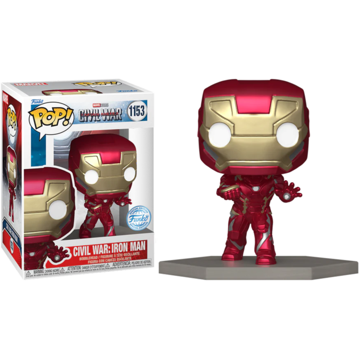 Captain America 3: Civil War - Iron Man Build-A-Scene Pop! Vinyl Figure